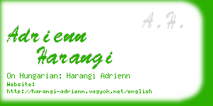 adrienn harangi business card